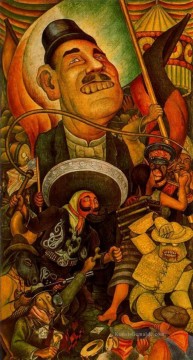 Diego Rivera Werke - Karneval der mexikanischen Lebensdiktatur 1936 Diego Rivera